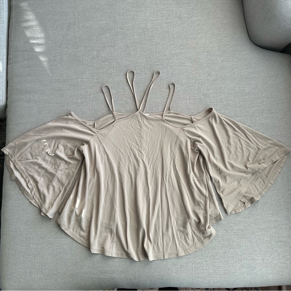 Lush Tan Blouse